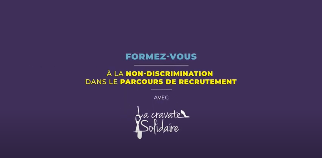 Illustration texte "Formez-vous à la non-discrimination"