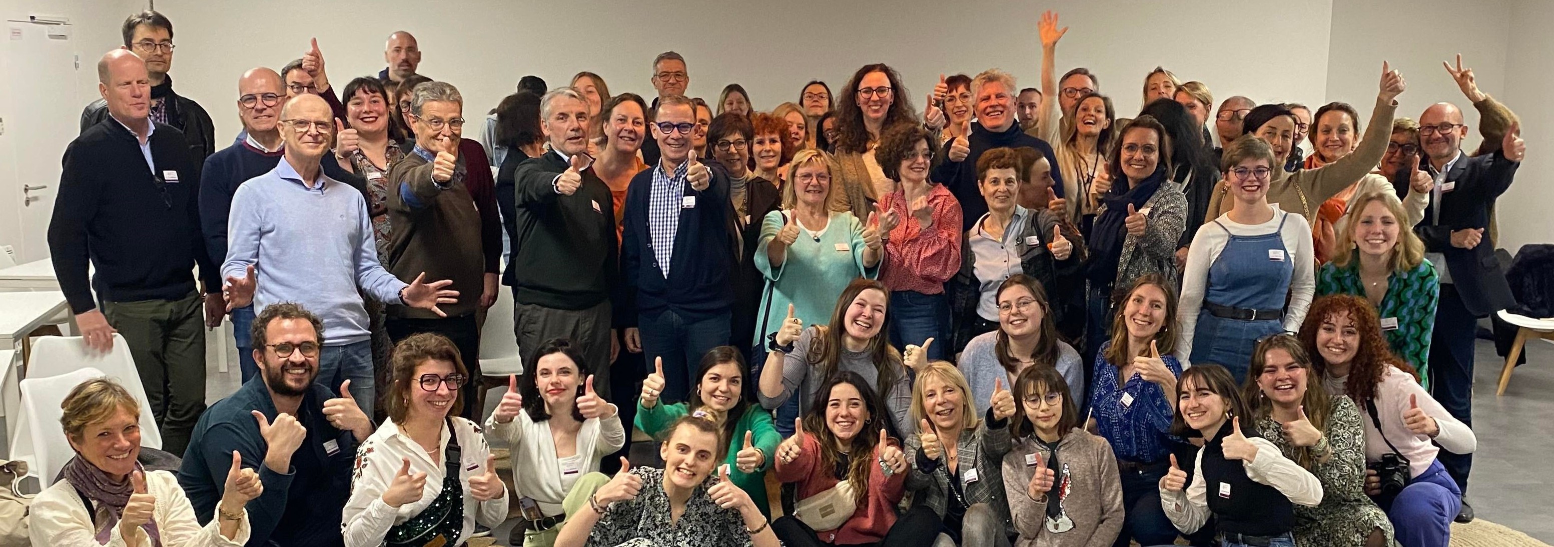 Photo de groupe de bénévoles